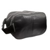 AKSHIDE® Genuine Leather Mens Wash Bag Toiletry Travel Wash Bag