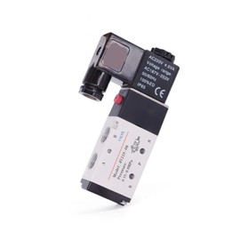 MFQJJRRMI 1pcs 4V210-08 4V310-10 4V410-15 Pneumatic Electric Solenoid Valve Directional Control Magnetic Valve 24V 220V(4v230c-08,220 Volt)