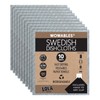 LOLA Swedish Dishcloths 10 Pk Biodegradable Reusable Paper Towels Absorbant
