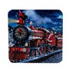 Set of 4 Cork Christmas Coasters by Richard Macneil -
