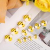30pcs Small Resin Bees, Tiny Mini Plastic Flat Back Bumble