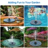 GAIZERL 3.5W Solar Fountain with Battery - Work On Cloudy