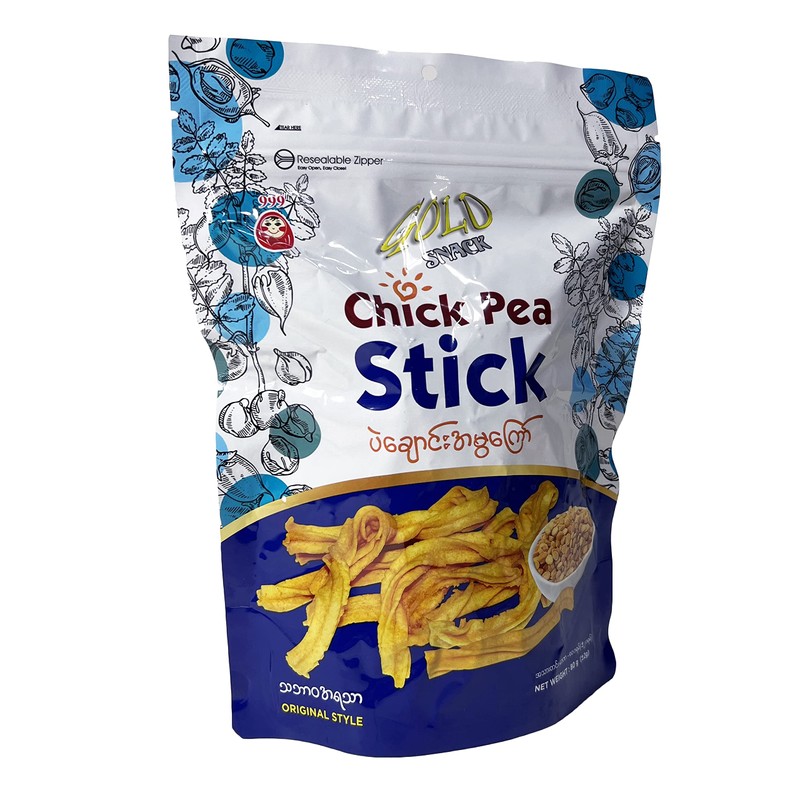 Gold Snack - Myanmar Chickpea Stick 2.82oz (80g) x 2