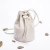 Bucket Handbag Stylish Canvas Anti Theft Shoulder Bag Travel Crossbody