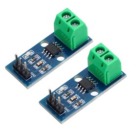 sourcing map 2pcs ACS712 Current Sensor Module 5A Range Hall Effect Current Sensor Current Measuring AC/DC for Detecting Current