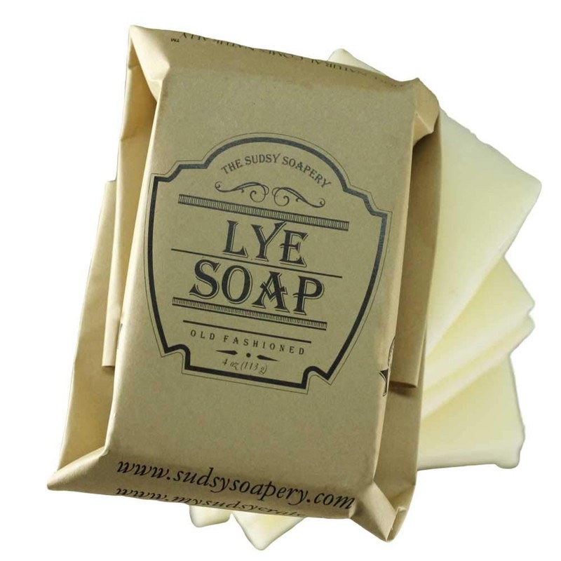Old Fashioned Lye Pure and Natural Soap for Laundry Stains,
