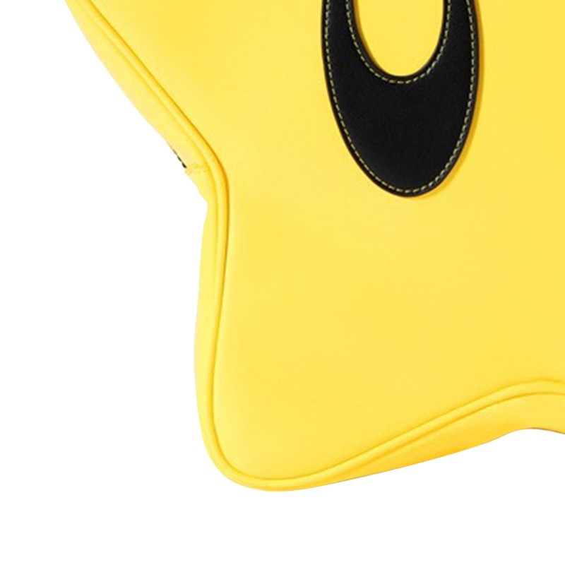 Star Backpack Bright Yellow Cute Stylish Schoolbag Waterproof Large Capacity