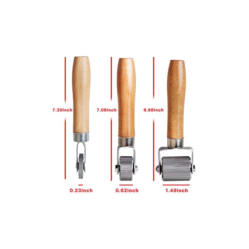 Car Sound Deadening Roller Tool Set - 3 Metal Installation
