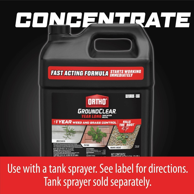 Ortho GroundClear Year Long Vegetation Killer2 Concentrate, Kills and Prevents