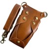 GLASS FROG Scissor Case, 6 Scissors, Main Body/Belt, Genuine Leather,