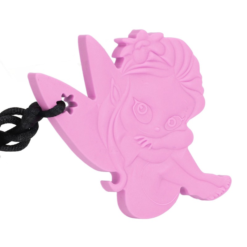 5Pcs Chew Necklace Food Grade Silicone Chewing Pendant for Toddlers
