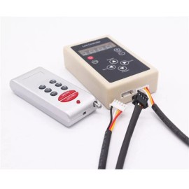 Unbranded 5M Chasing Dream Magic Color RGB 5050 WS2811 IC LED Strip Light + Remote + Power - ONLY RF Remote controller