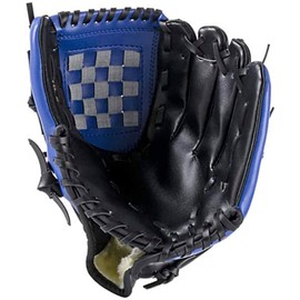 Guante de Béisbol, Guante de Sóftbol, Guante de Béisbol para adultos jóvenes y juegos para principiantes, guante de sóftbol, guante de mano izquierda, lanzamiento de mano derecha (Azul,12.5''/31.75cm)