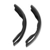 2PCS Steering Wheel Cover Carbon Fiber Pattern Comfortable Touch Delicate