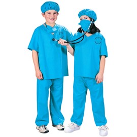 Fun World Doctor Costume, Large 12-14, Multicolor