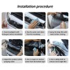 12 X 48inch Car Light Tint Film, Cuttable&Stretchability Car Headlight