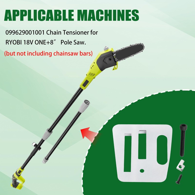 099629001001 Chain Tensioner kit for RYOBI 18V ONE+ 8" POLE