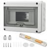 Surface-Mounted Fuse Box, 1 Row, IP65, Surface-Mounted Junction Box with