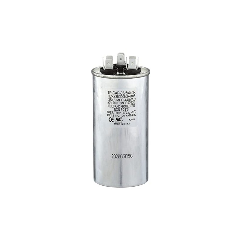 Trade Pro Round Run Capacitor - 35+5 MFD - 440V