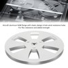 1/4 7 Inch Empty Reel Aluminum Alloy 6 Hole Open