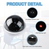 PATIKIL Fake Security Camera, Dummy Dome Cameras with Flashing Red