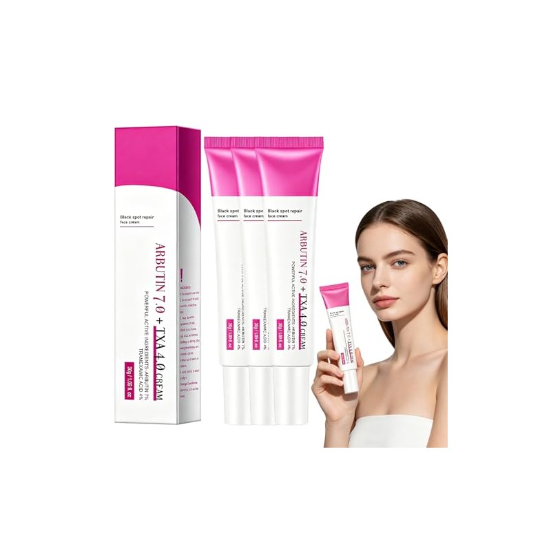 3pcs Crema Aclarante Facial Arbutina Hidratante Manchas Oscuras Pecas Pigmentación