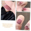 Healvian 24pcs Women's Decorative Fake Nails Press on Butterfly Heart