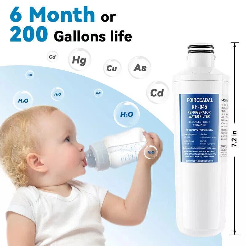 For LG LT1000P ADQ747935 ADQ74793501 Fridge Refrigerator Water Filter 4PACK