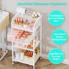 HapiRm Makeup Organizer Storage Cart - 4 Tier Skincare Make