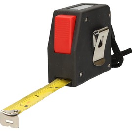 KS Tools 300.1111 Electric Tape Measure with Lock and Belt Clip Digital 5 m 19 mm