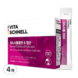 Vitaschnell Inositolcholine & Folic Acid, 90g, 4 units / 비타슈넬 이노시톨콜린 & 엽산, 90g, 4개