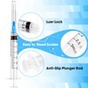 100 Pack Plastic Tube Lab Dispensing Tools, 3ml Syringes with