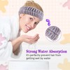 YGQQOY Spa Headband, Makeup Headband for Washing Face,Hair Bands Men,Black