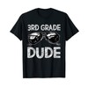 3rd Grade Dude Sunglasses Back To School Tshirt For Boys