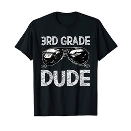 3rd Grade Dude Sunglasses Back To School Tshirt For Boys T-Shirt