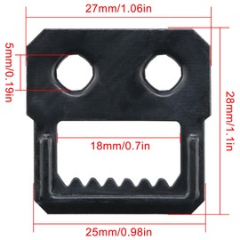 FMHXG 50PCS Photo Frame Picture Frame Backboard Concealed Hooks Iron Self Fixing Serrated Hooks 28 x 27 mm Barbed Serrated Hanging Hardware Accessories Home Decor Gallery Display Hooks Black