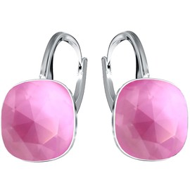 Silver Earrings Exclusive Brand Crystal Designs – High-Quality Silver 925 Earrings for Women in Various Shades and Colours, Sterling Silver, Cubic Zirconia