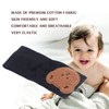 Adorable Cartoon Bear Baby Headbands, Soft and Stretchy Cotton Infant