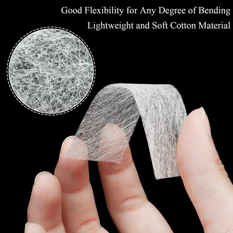 60 Pieces Fibrenails for Nail Extension Nail Extension Silk Fibreglass