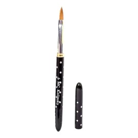 Pincel Kolinsky Black Rock 6 Acrílico Uñas. Mc Nails                                                                                                  