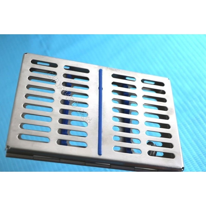 Dental Heavy Duty Autoclave Sterilization Cassette Rack Box Tray for