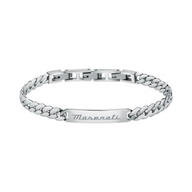 MASERATI Jewels JM222AVD06 Men's Steel Bracelet, Alloy Steel, No Gemstone