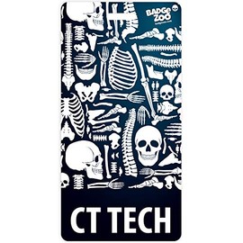 CT TECH Badge Buddy Vertical Heavy Duty Badge Tags Backer Card Double Sided Badge Identification Card - by BadgeZoo