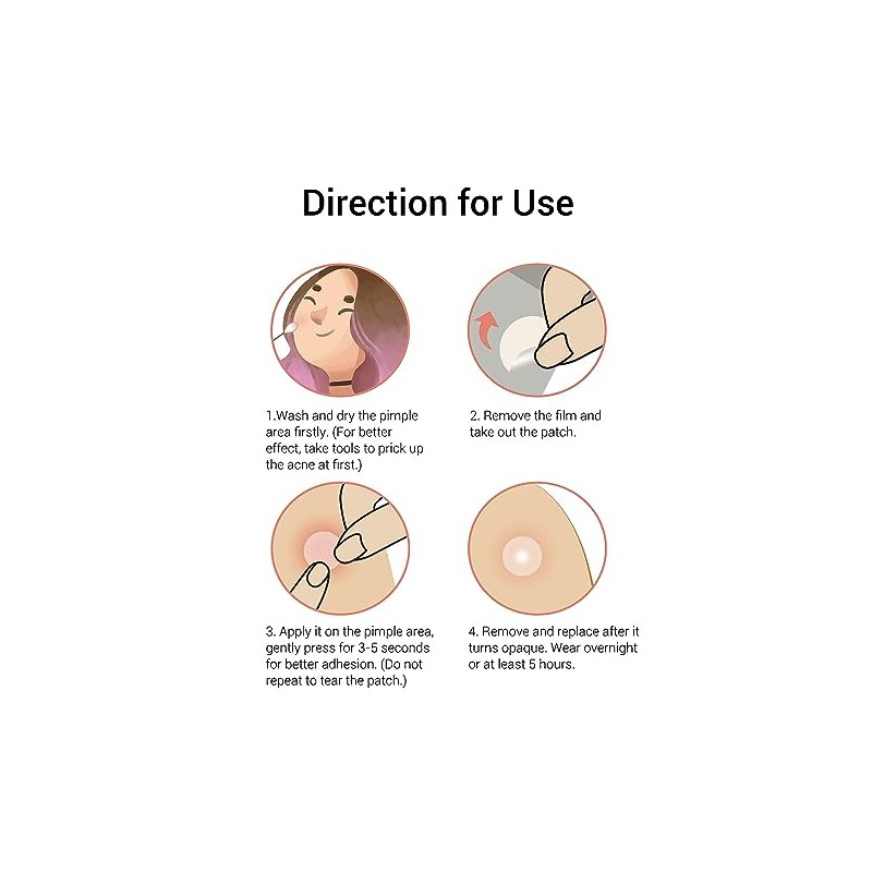 Acne Patches, BREYLEE Tea Tree Pimple Patches Acne Dots Acne