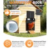 Automatic Chicken Coop Door Solar Powered with Timer/Light Sensor, Solar