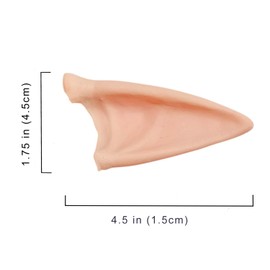 Latex Elf Ears - Professional Prosthetic, Soft and Flexible, Unisex Long Length