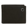 Pepe Jeans Badge Horizontal Wallet with Purse, Unique, Black/White, única,