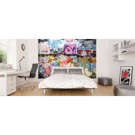 OhPopsi WALS0007 Graffiti Wall Mural, Multi-Color