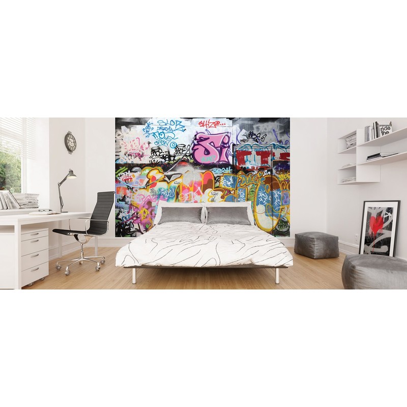 OhPopsi WALS0007 Graffiti Wall Mural, Multi-Color