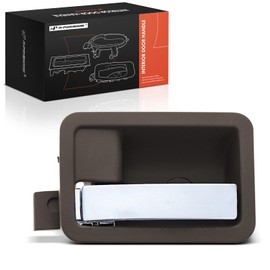 A-Premium Front or Rear Left Driver Side Interior Door Handle Compatible with Dodge Durango 2004-2009, Dakota 2005-2010 & Chrysler Aspen 2007-2009 & Mitsubishi Raider, Silver Lever and Khaki Housing